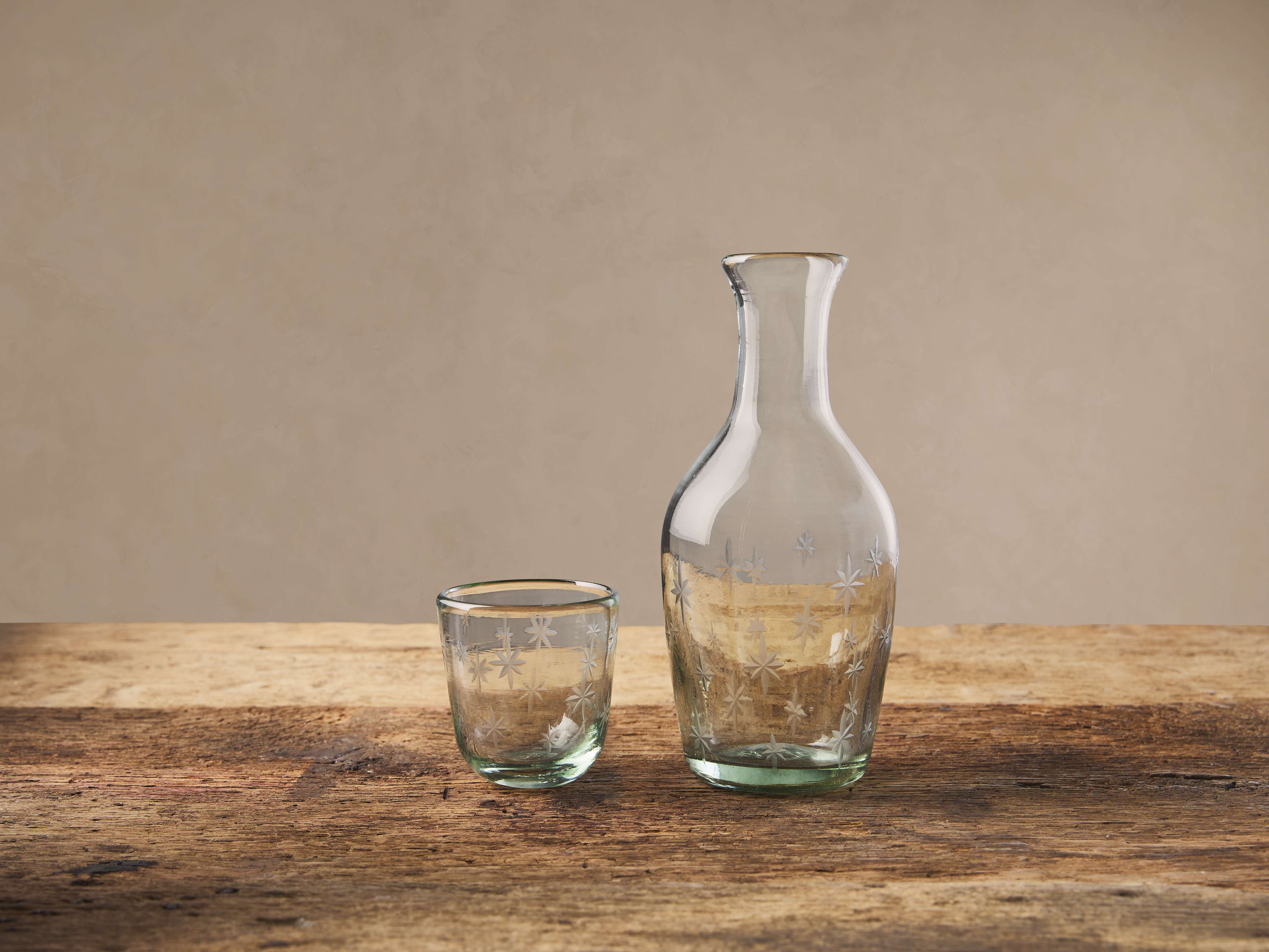 Star Bedside Carafe with Glass - Thumbnail 2
