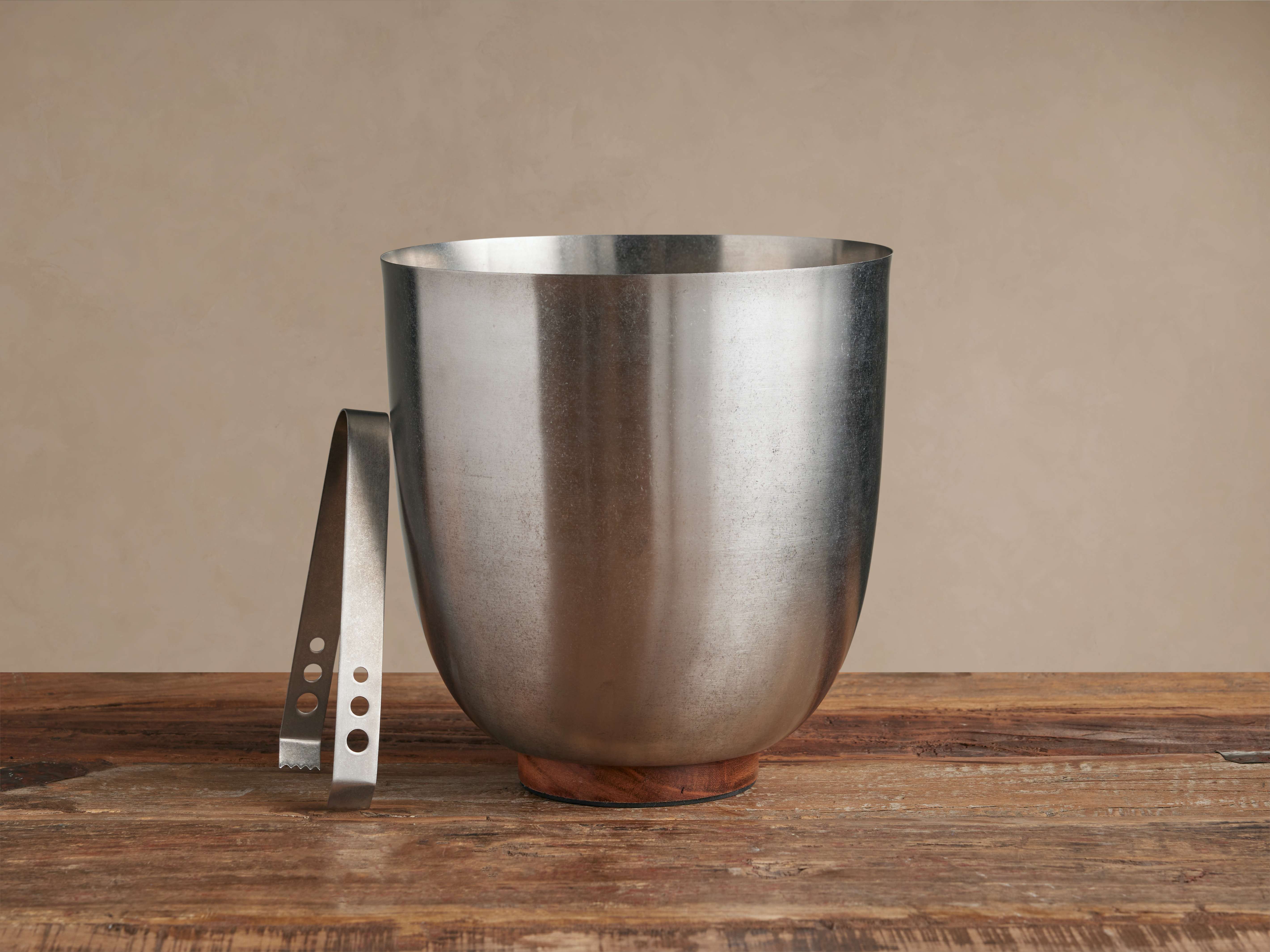 Wrenley Ice Bucket with Tongs - Thumbnail 2
