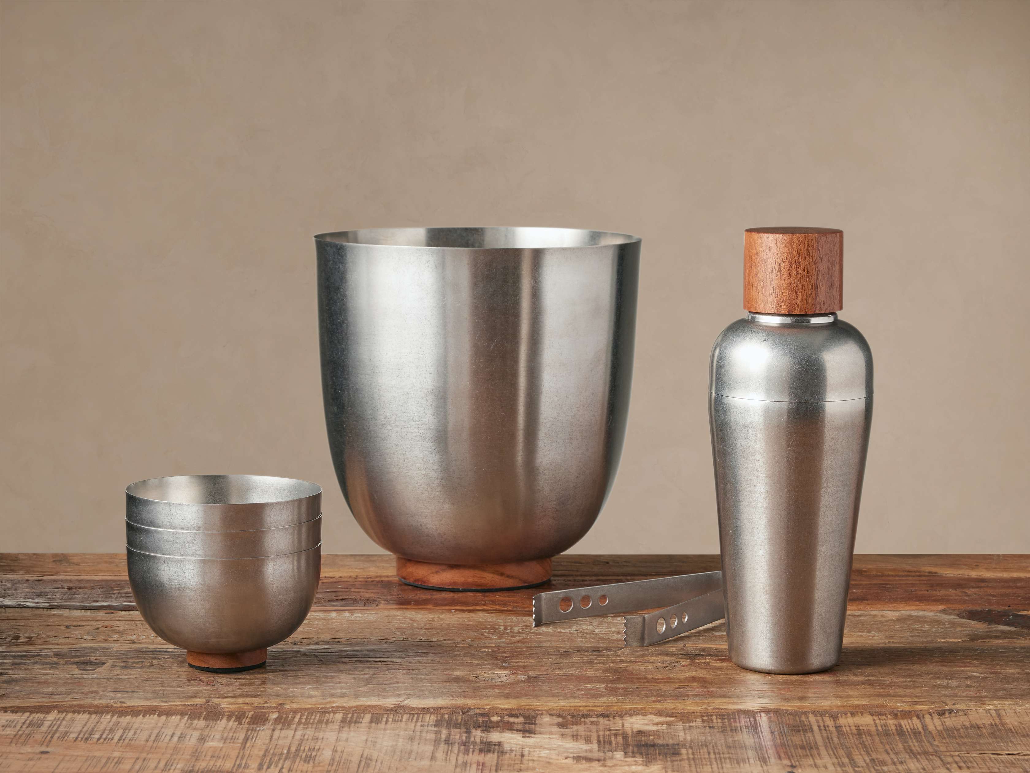 Wrenley Ice Bucket with Tongs