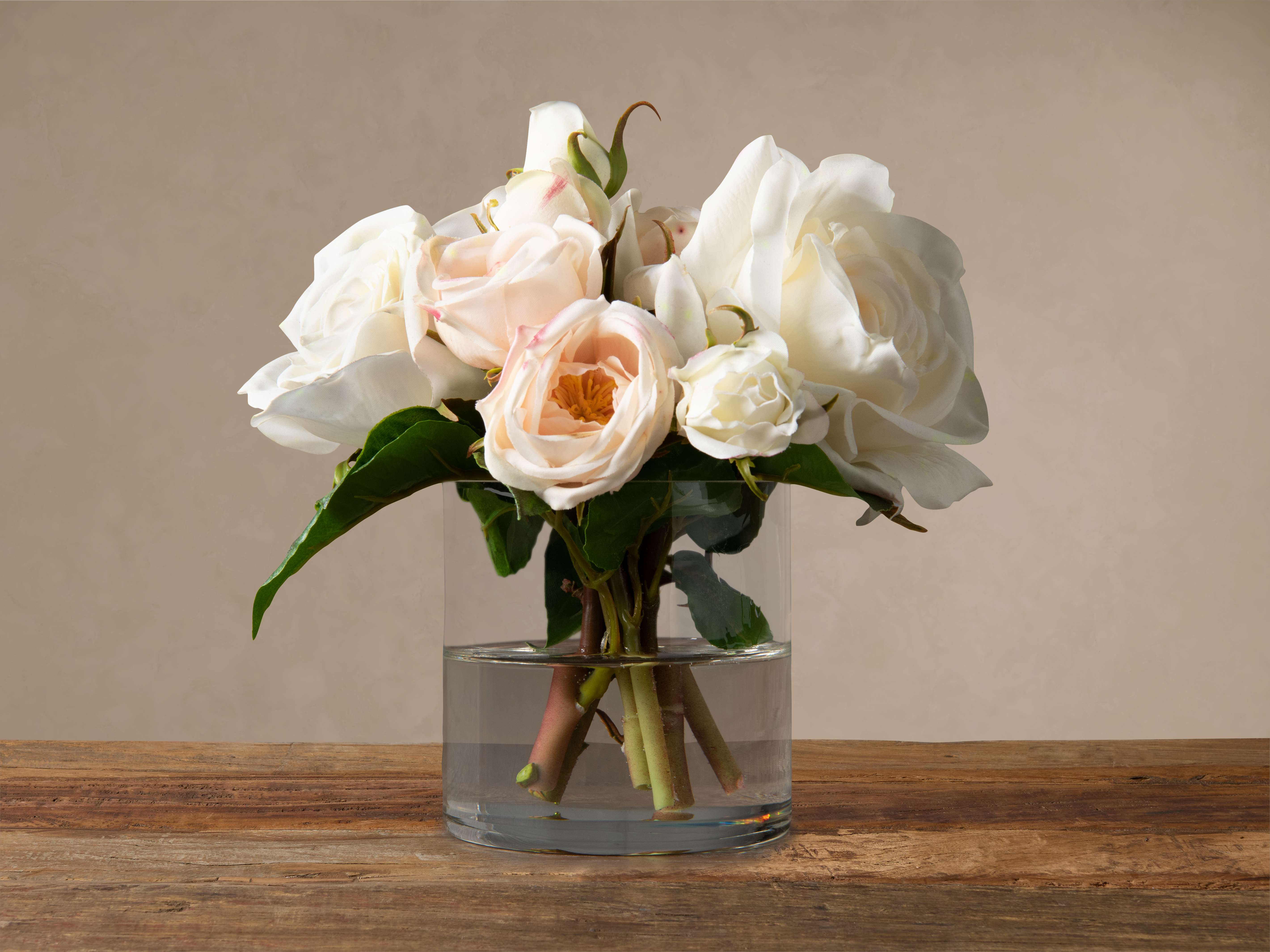 Arhaus Mixed Roses in Vase