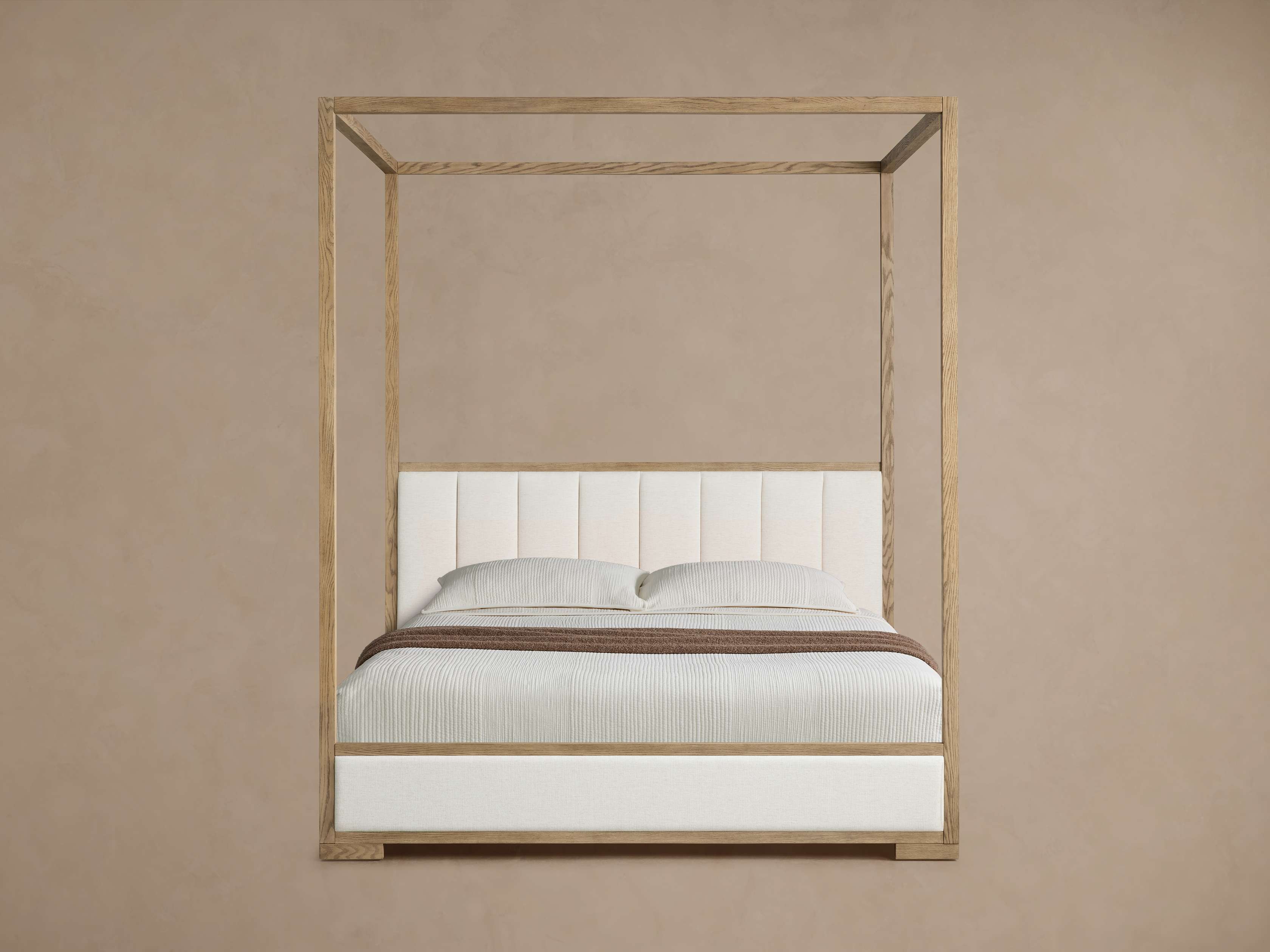 Darien Channel-Stitched Canopy Bed - Thumbnail 3