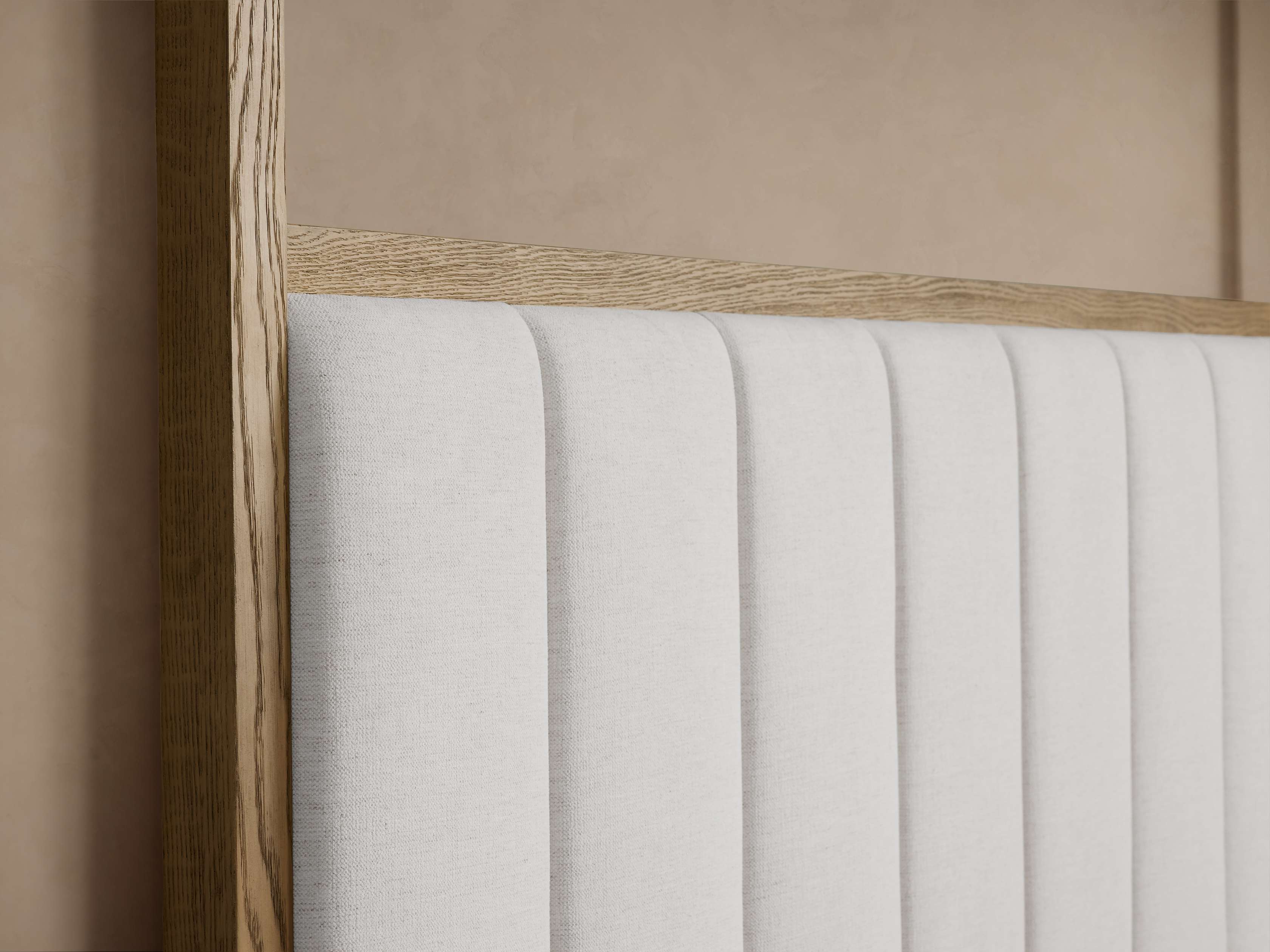 Darien Channel-Stitched Canopy Bed - Thumbnail 4