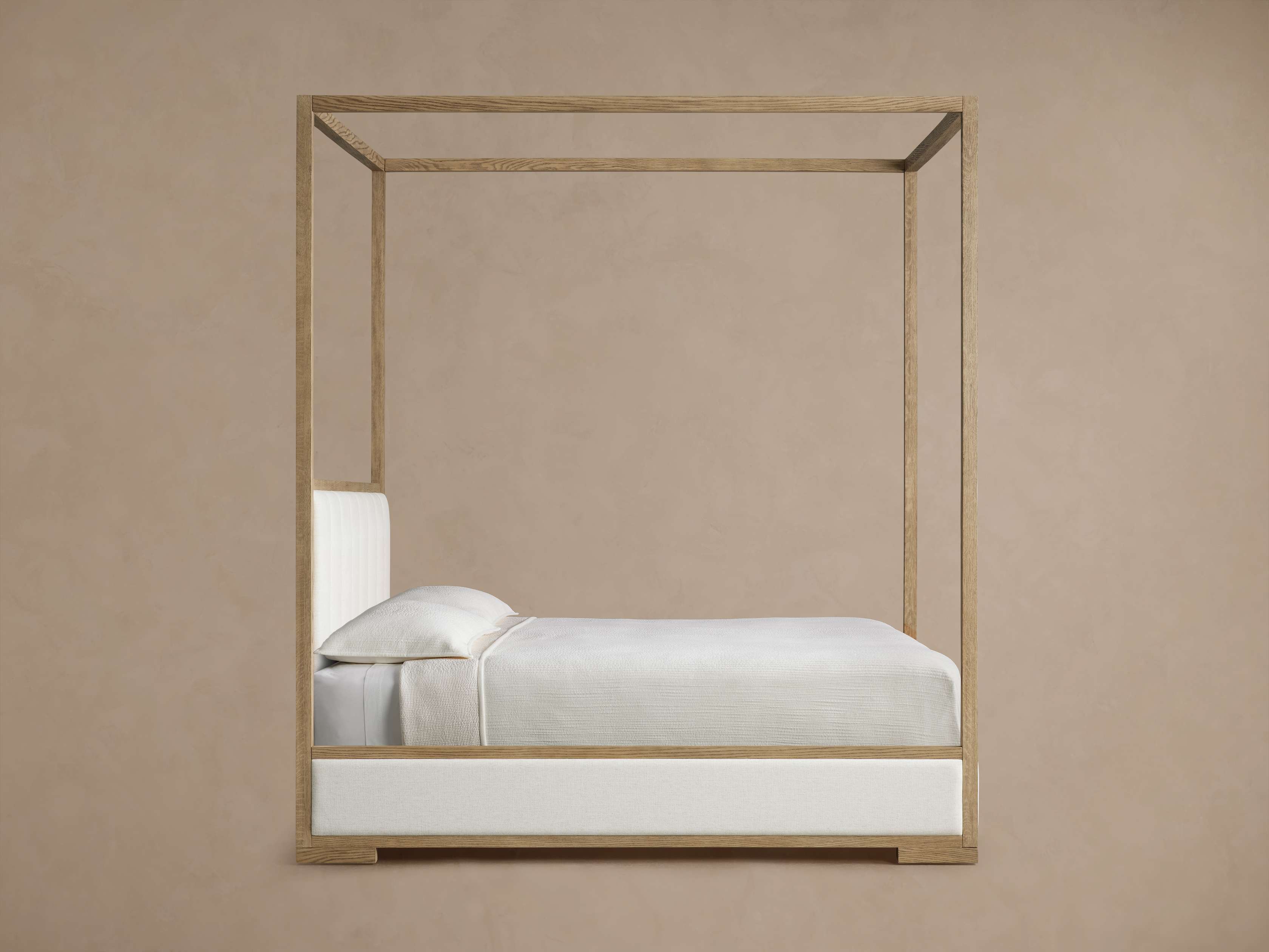 Darien Channel-Stitched Canopy Bed