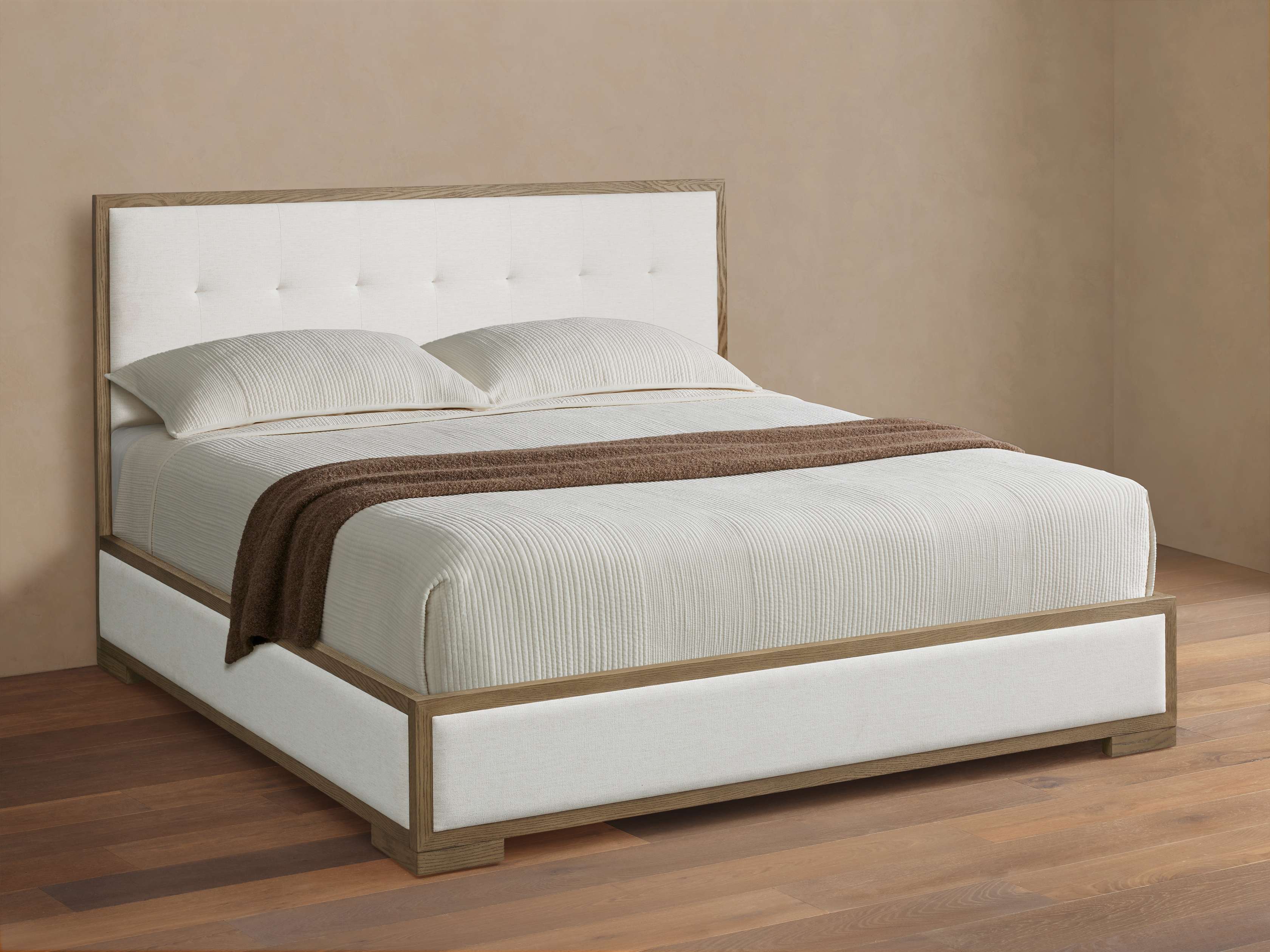 Darien Box-Tufted Panel Bed