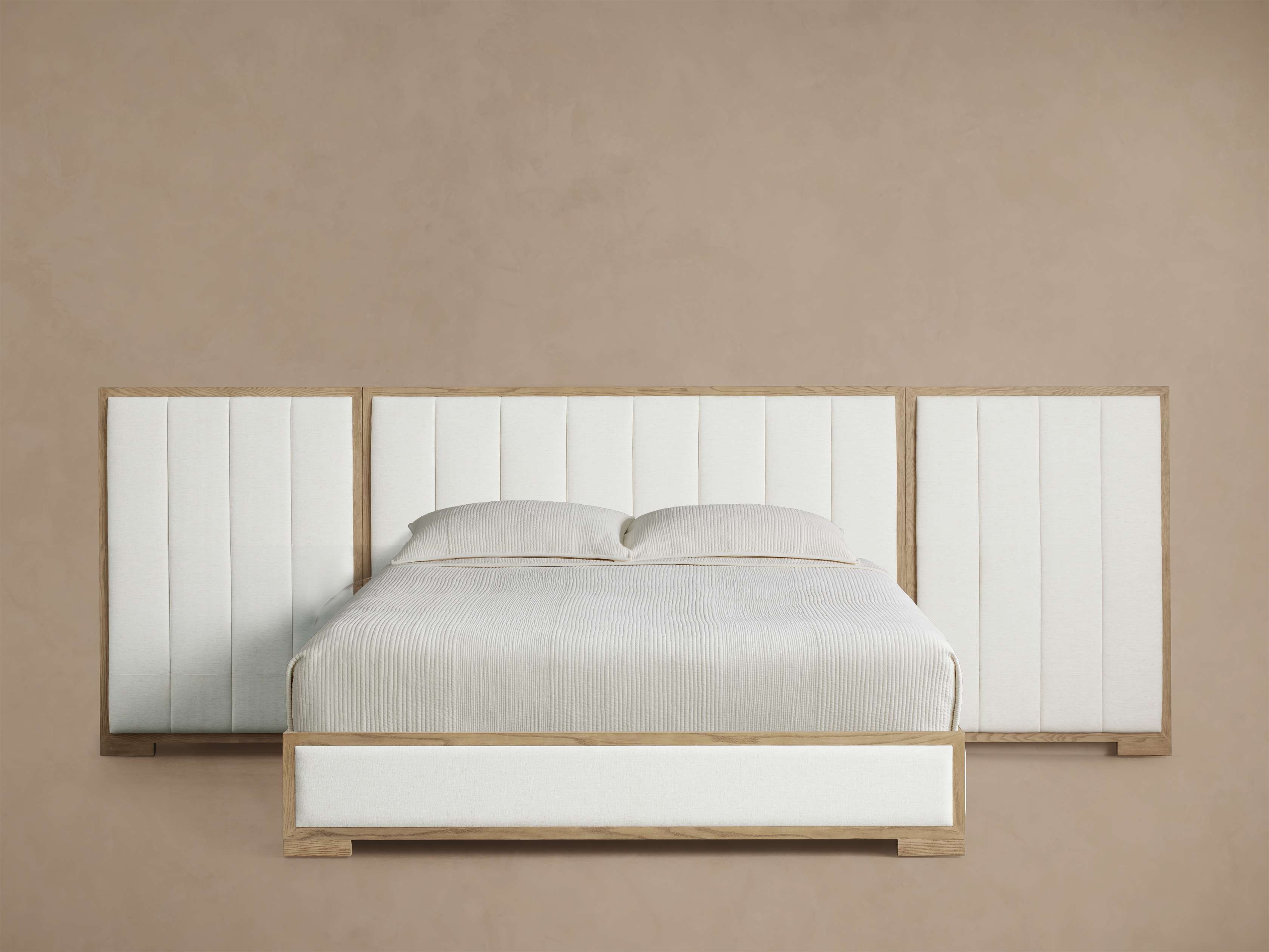 Darien Channel-Stitched Panel Bed - Thumbnail 4