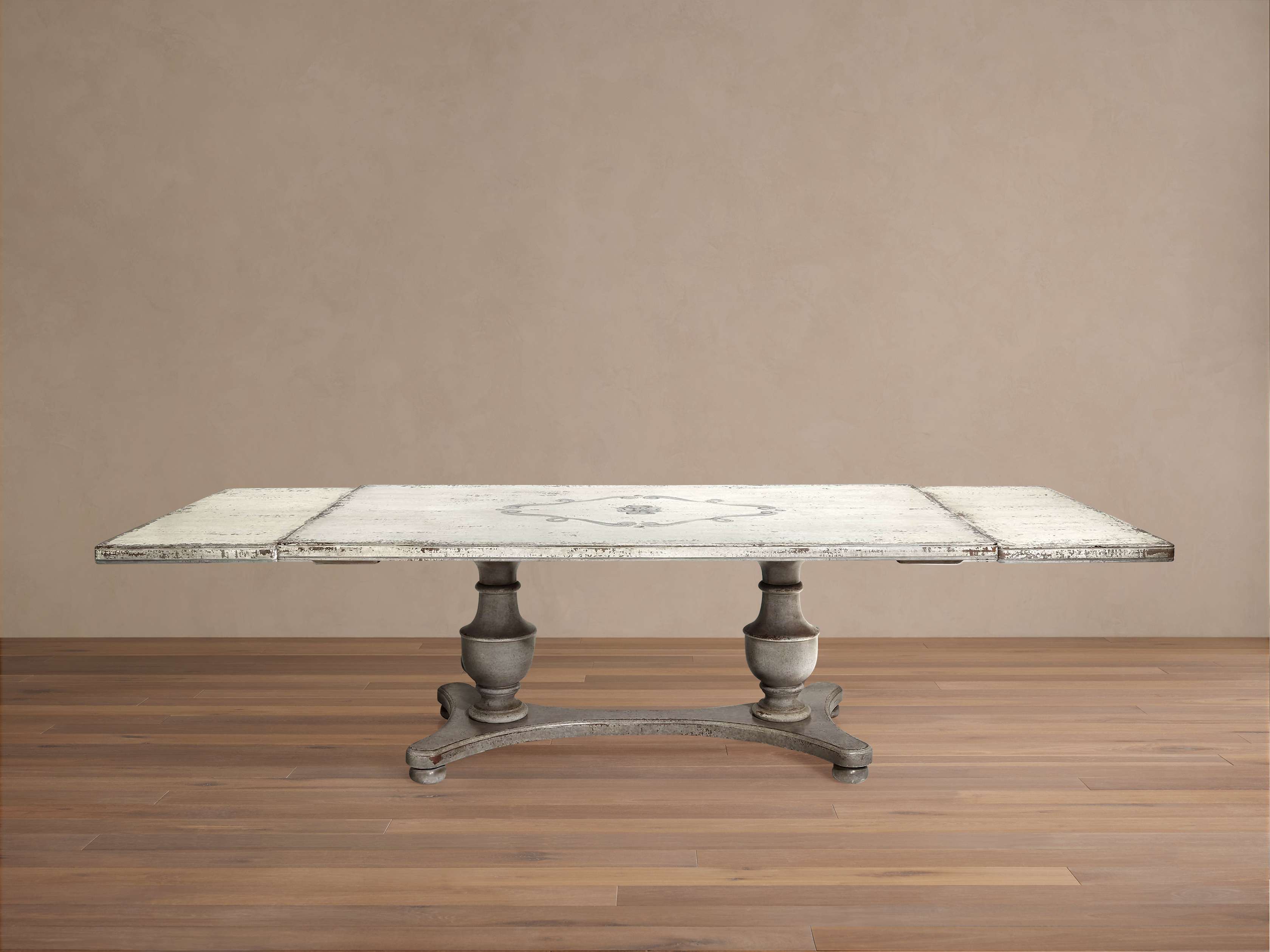 Arhaus Biancca Center Scroll Dining Table - Thumbnail 3