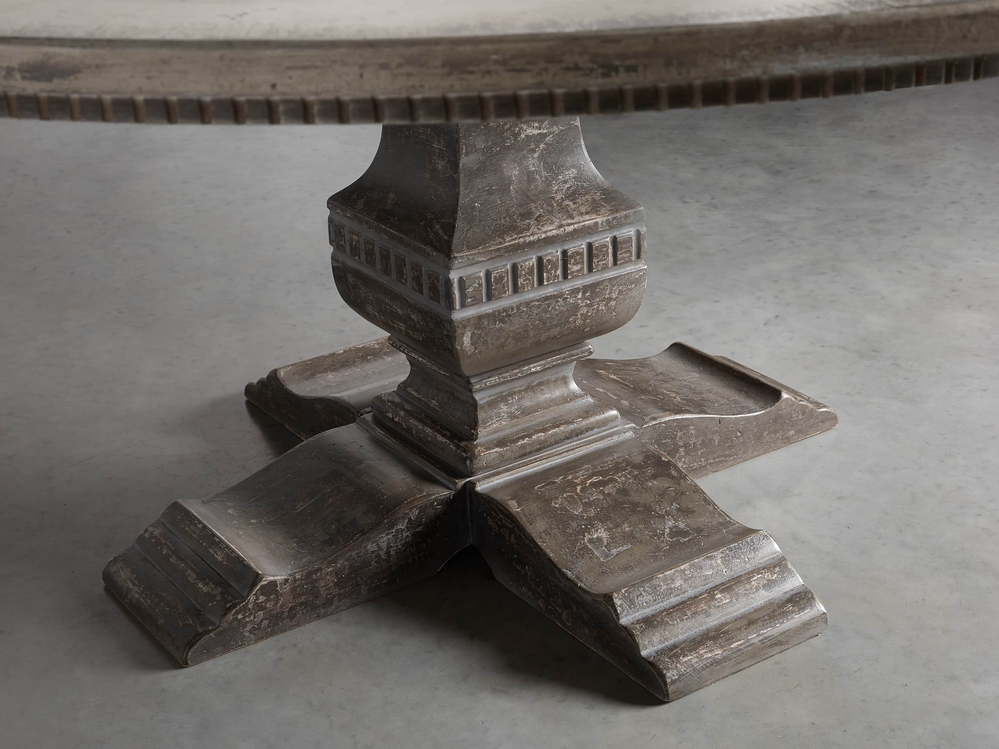 Cerea Ribbon Bell'Arte Round Dining Table - Thumbnail 2