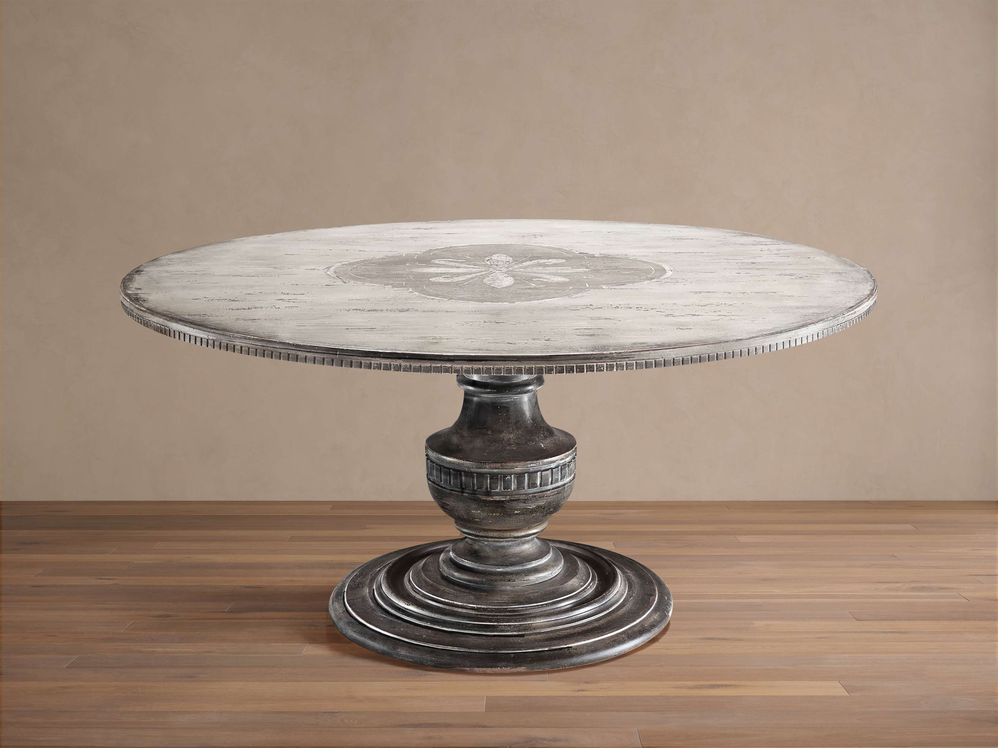 Arhaus Florence Center Floral Bell’Arte Dining Table - Thumbnail 2
