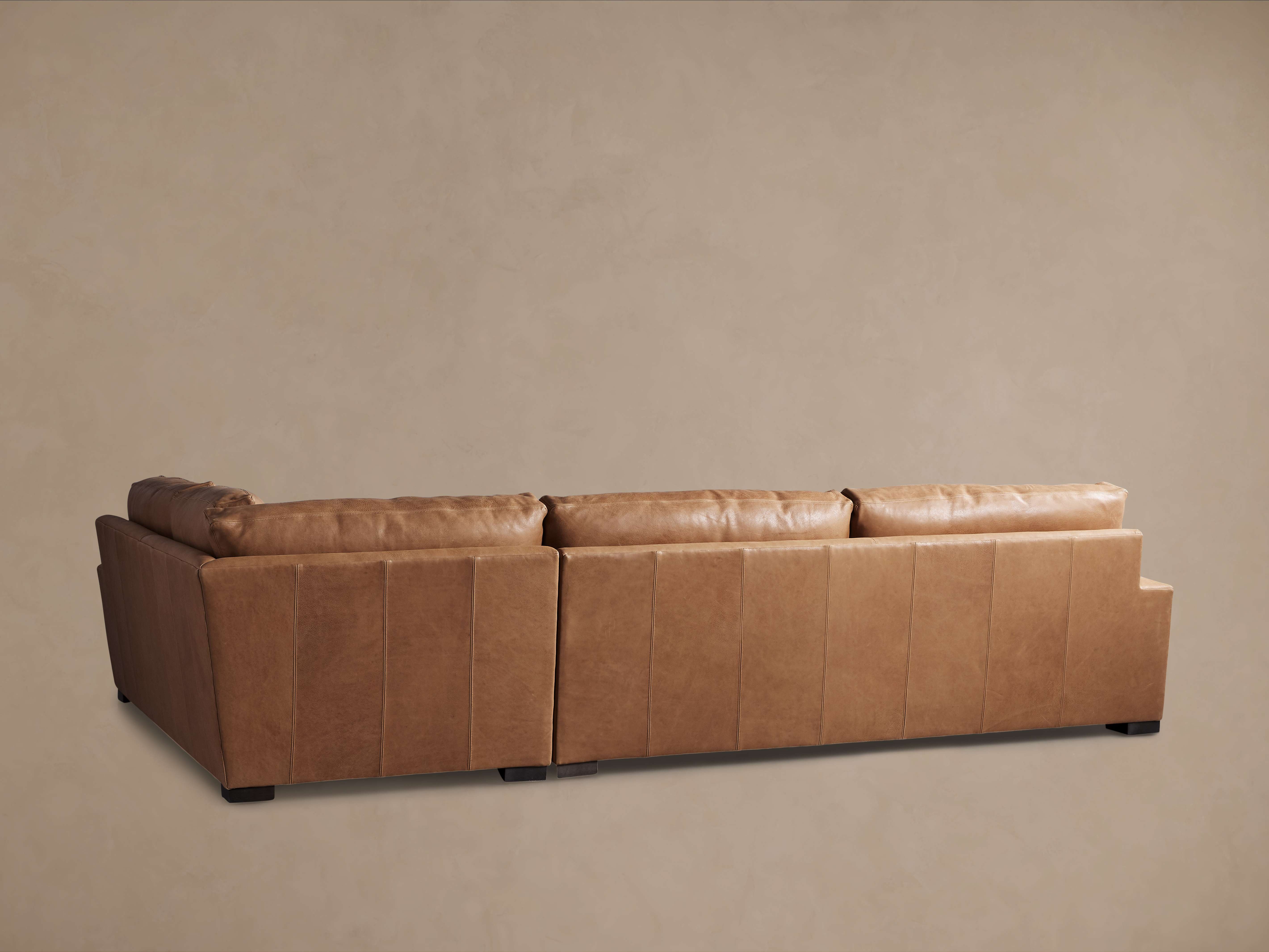 Remington Leather Two Piece Sectional