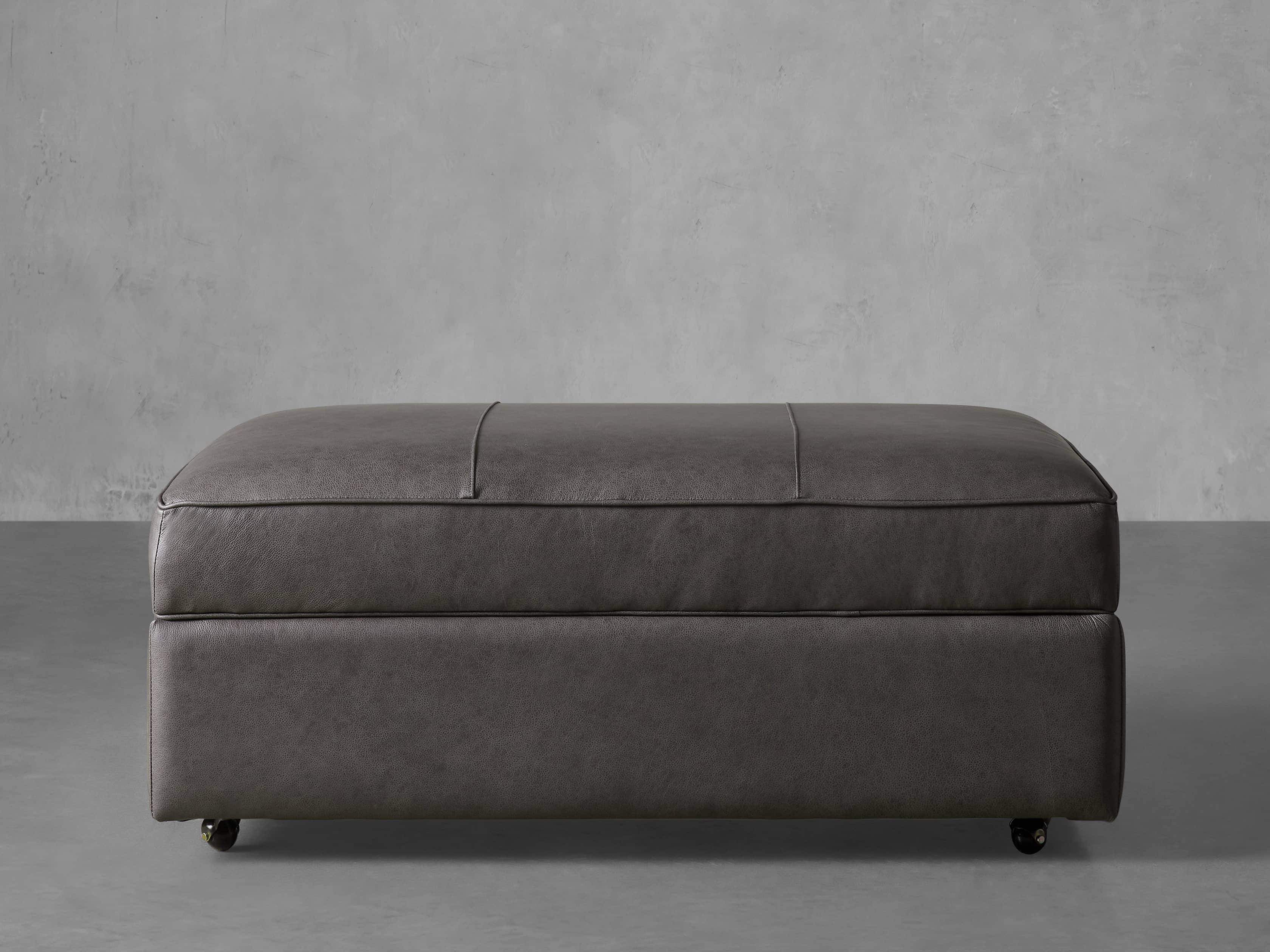 Arhaus Filmore Storage Ottoman