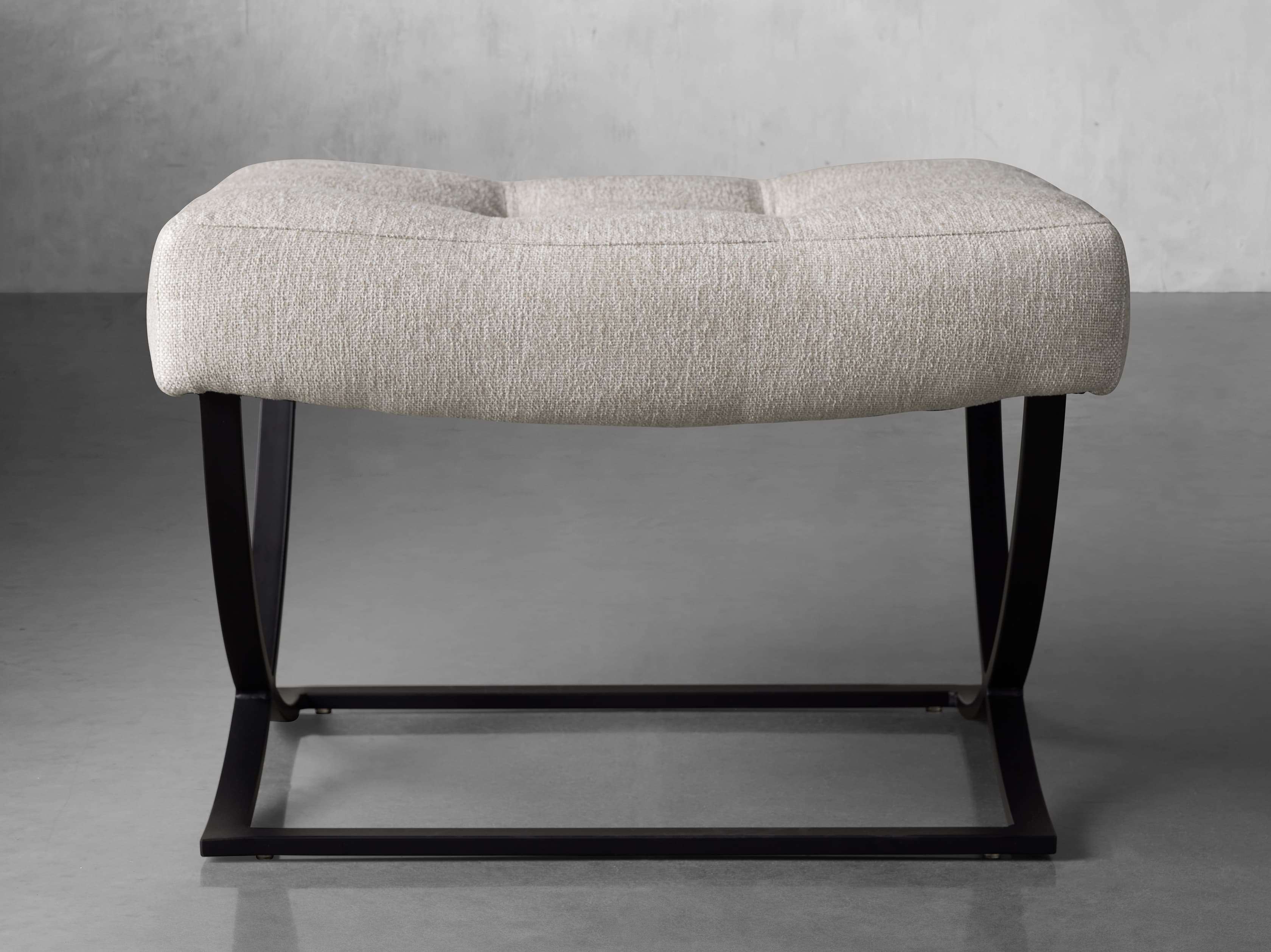 Arhaus Lloyd Ottoman - Thumbnail 2