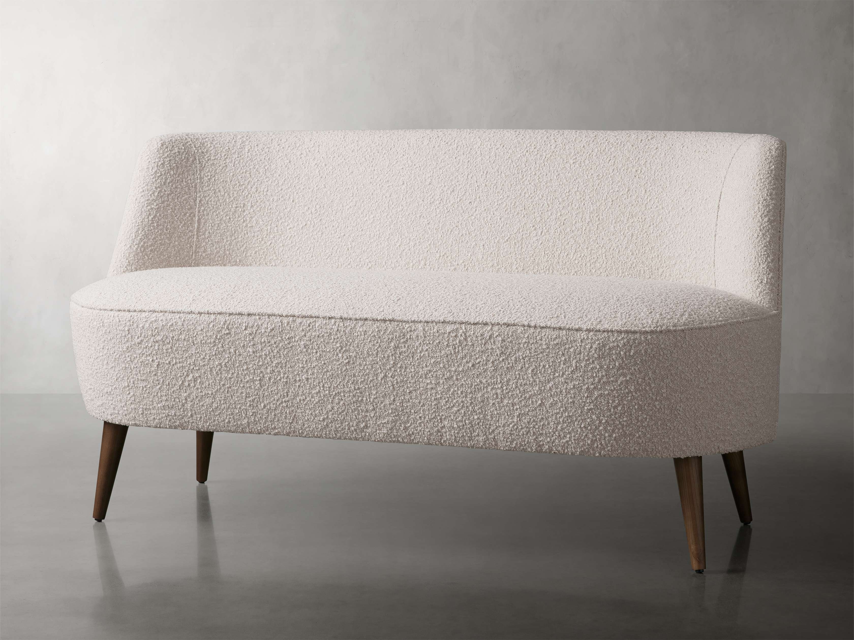 Ryles Tapered Leg Settee - Thumbnail 2