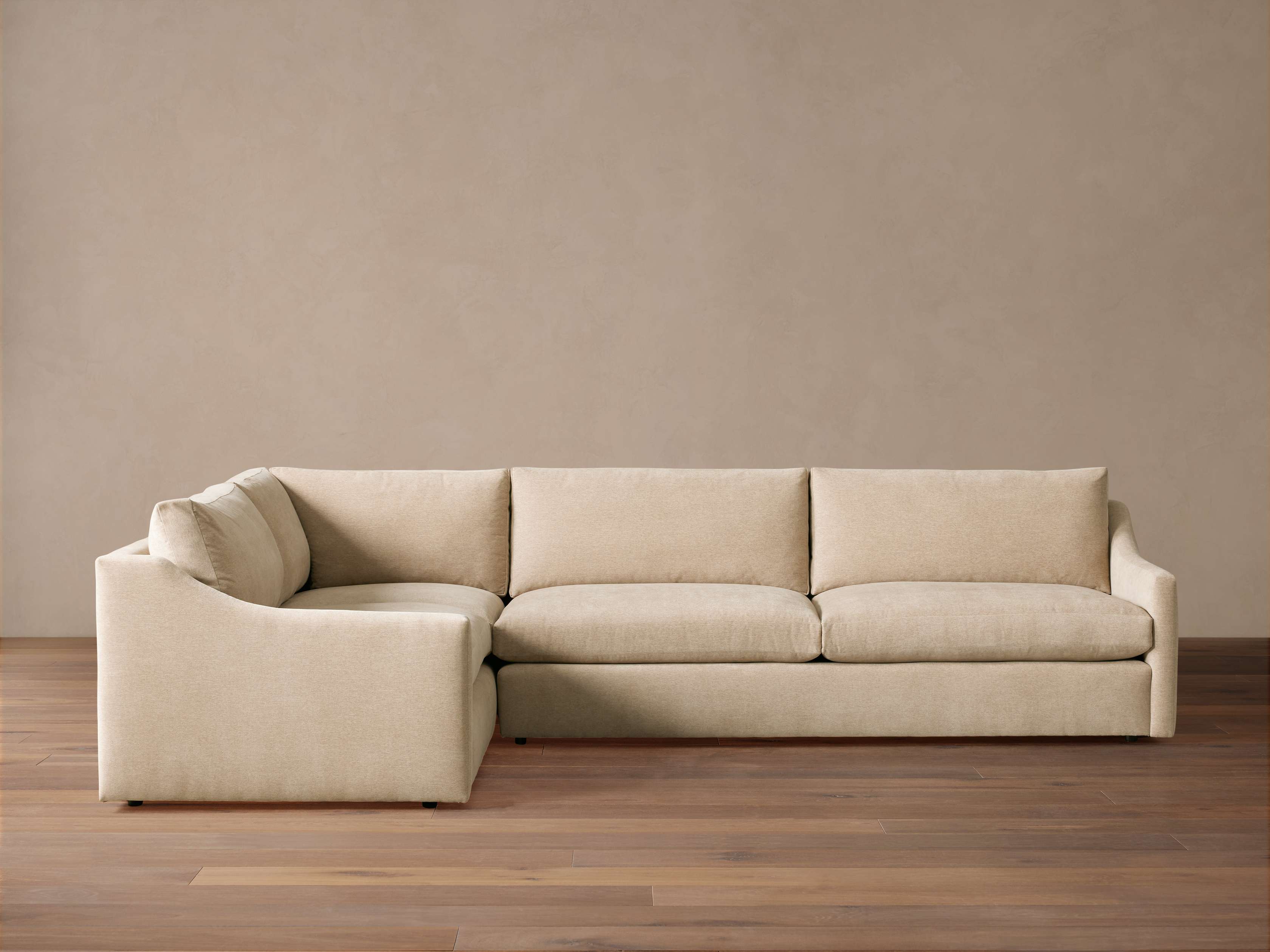 Kipton Slope Arm Two-Piece Sectional – Arhaus