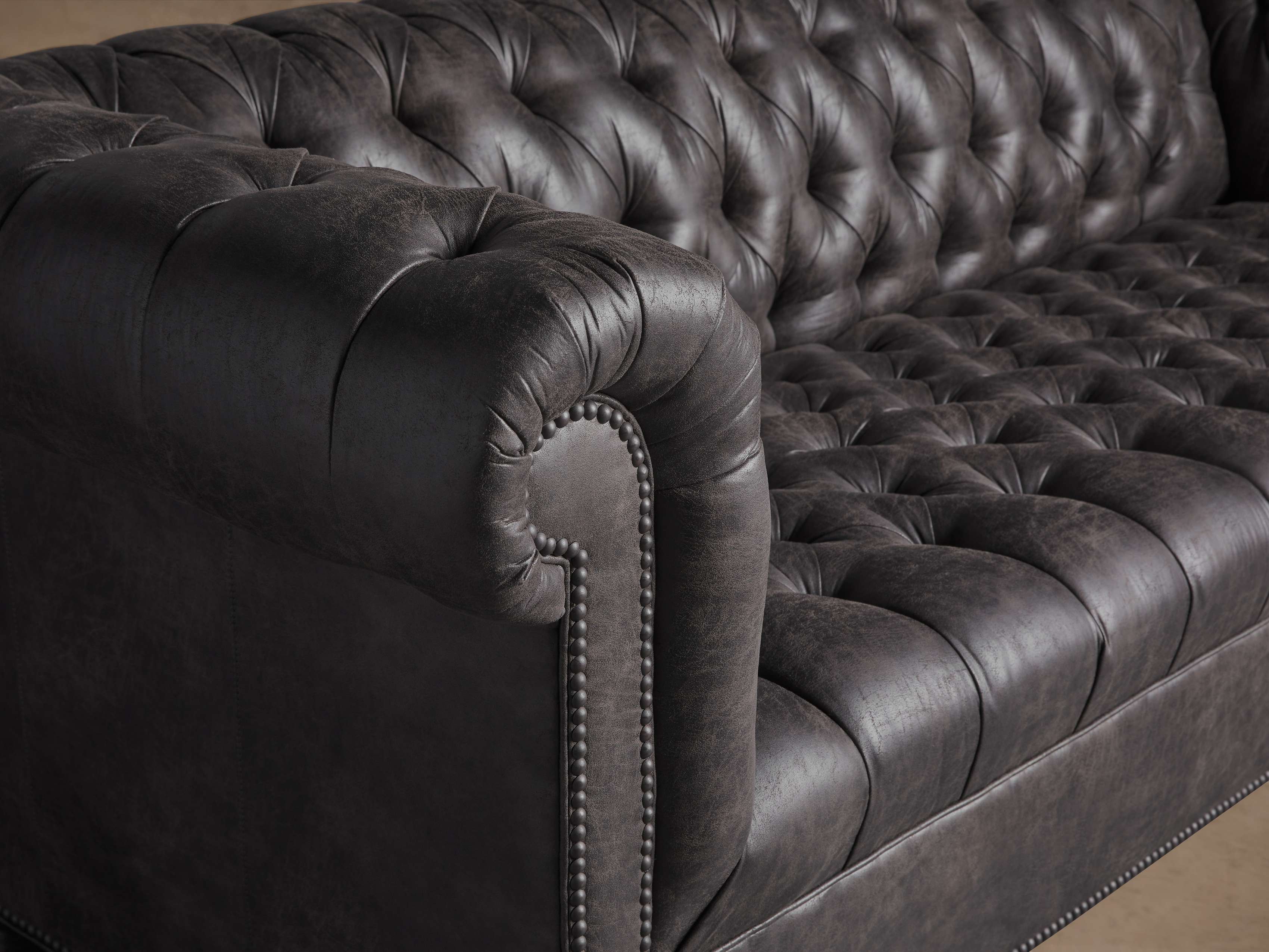 Berwick Faux Leather Sofa