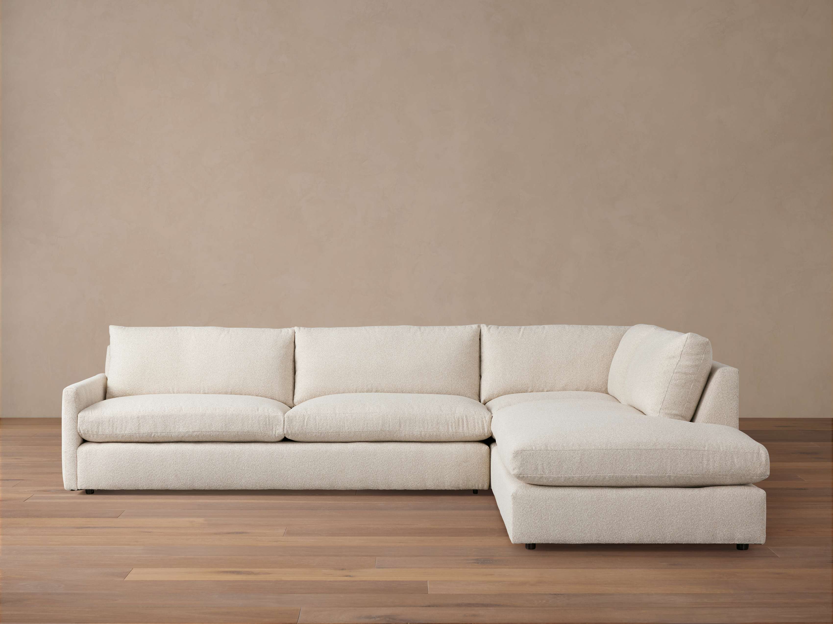 Kipton Three Piece Bumper Sectional