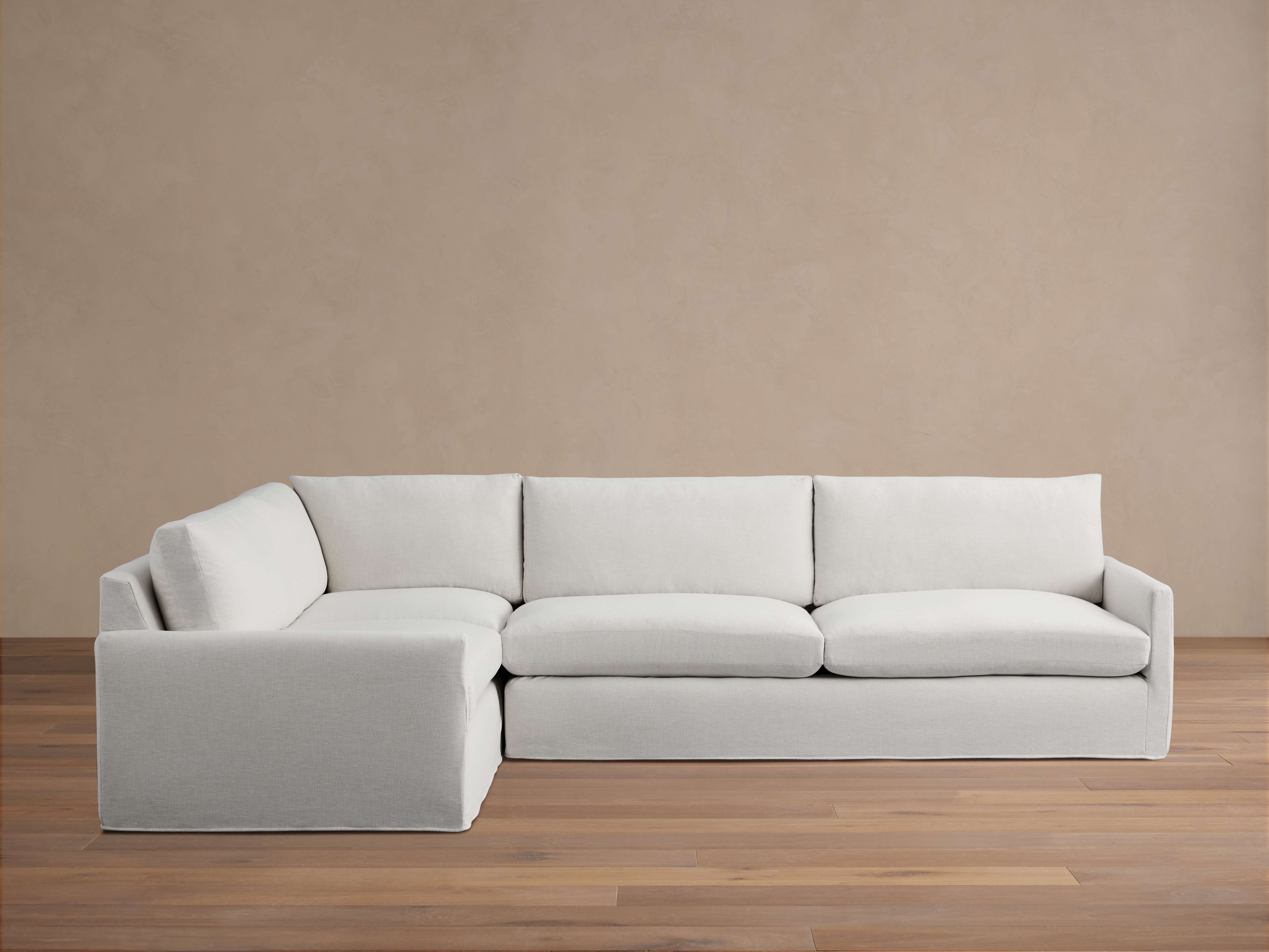 Kipton Slipcovered Two-Piece Sectional - Thumbnail 2