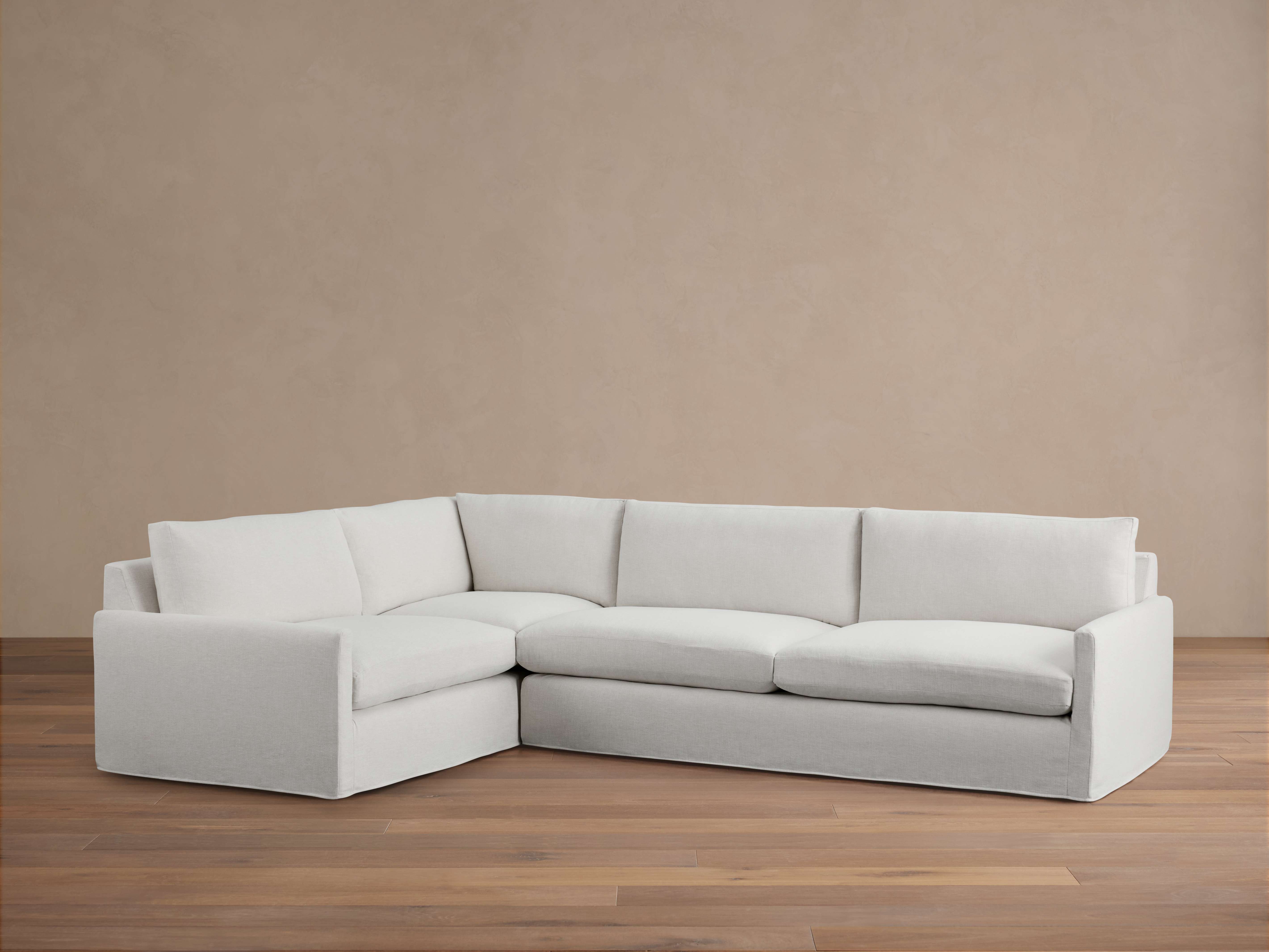 Kipton Slipcovered Two-Piece Sectional