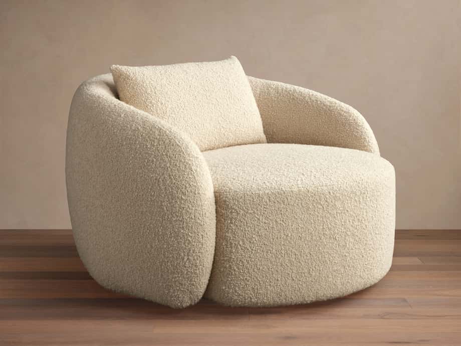 Fresno Oversized Swivel Chair – Arhaus