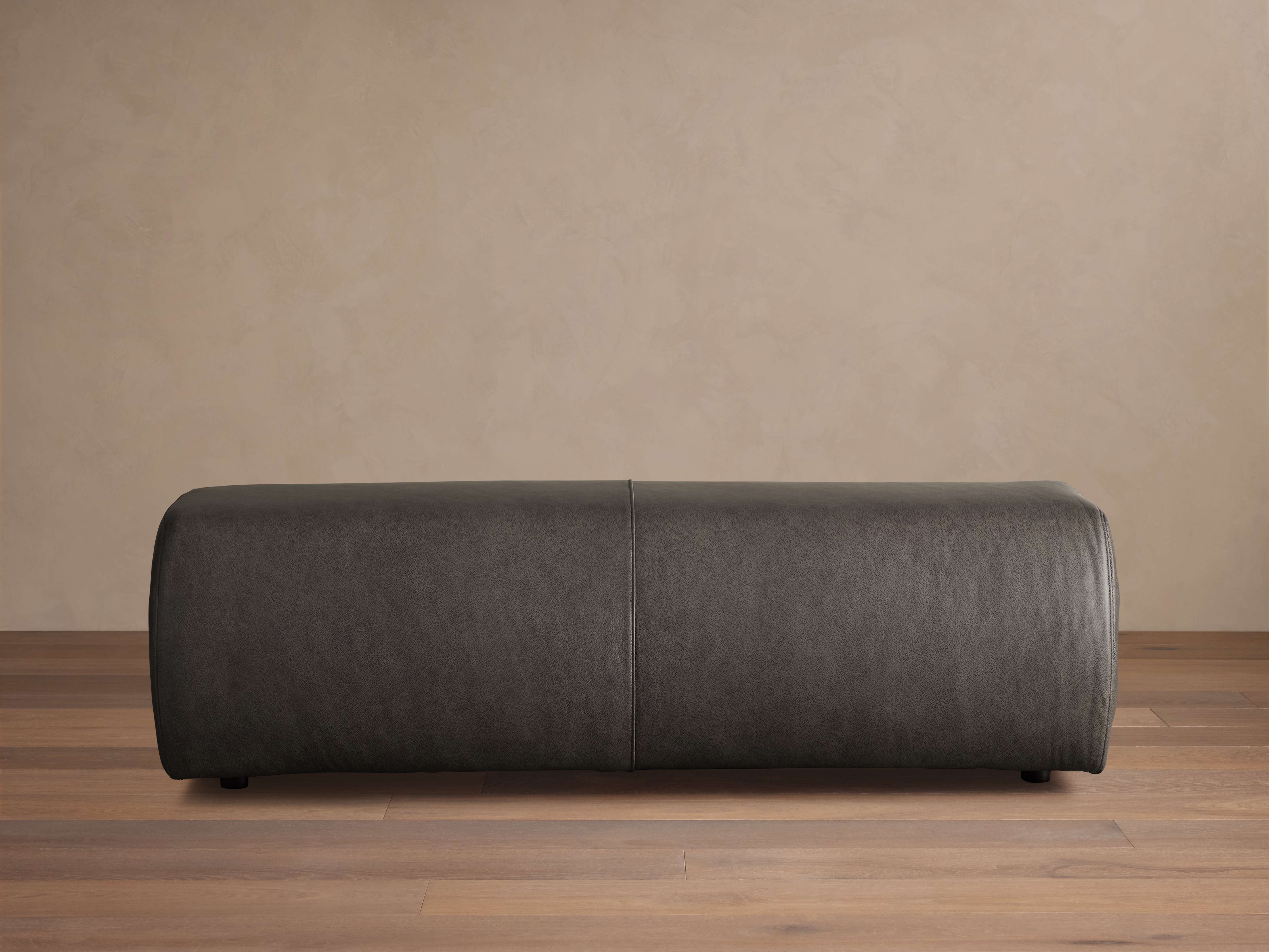 Fresno Leather Bench - Thumbnail 2