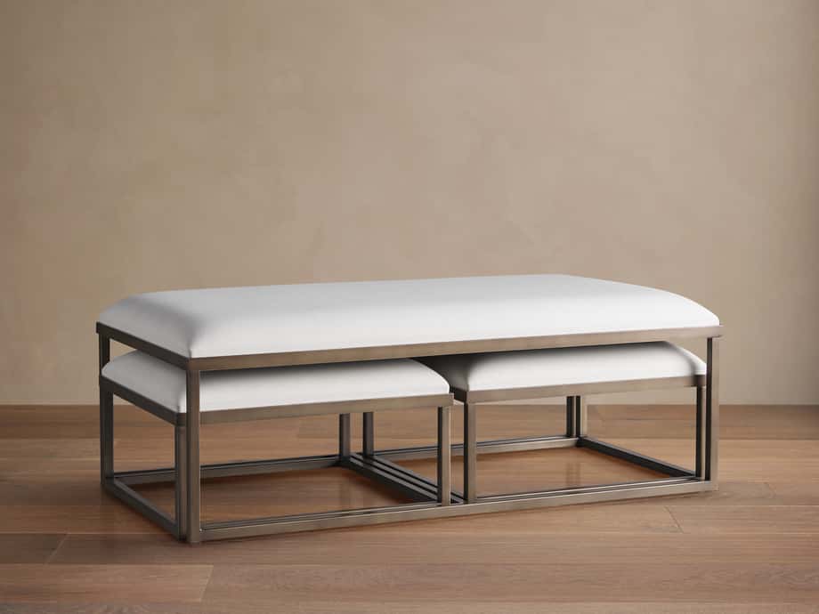 Palmer Ottoman and Bench Collection – Arhaus