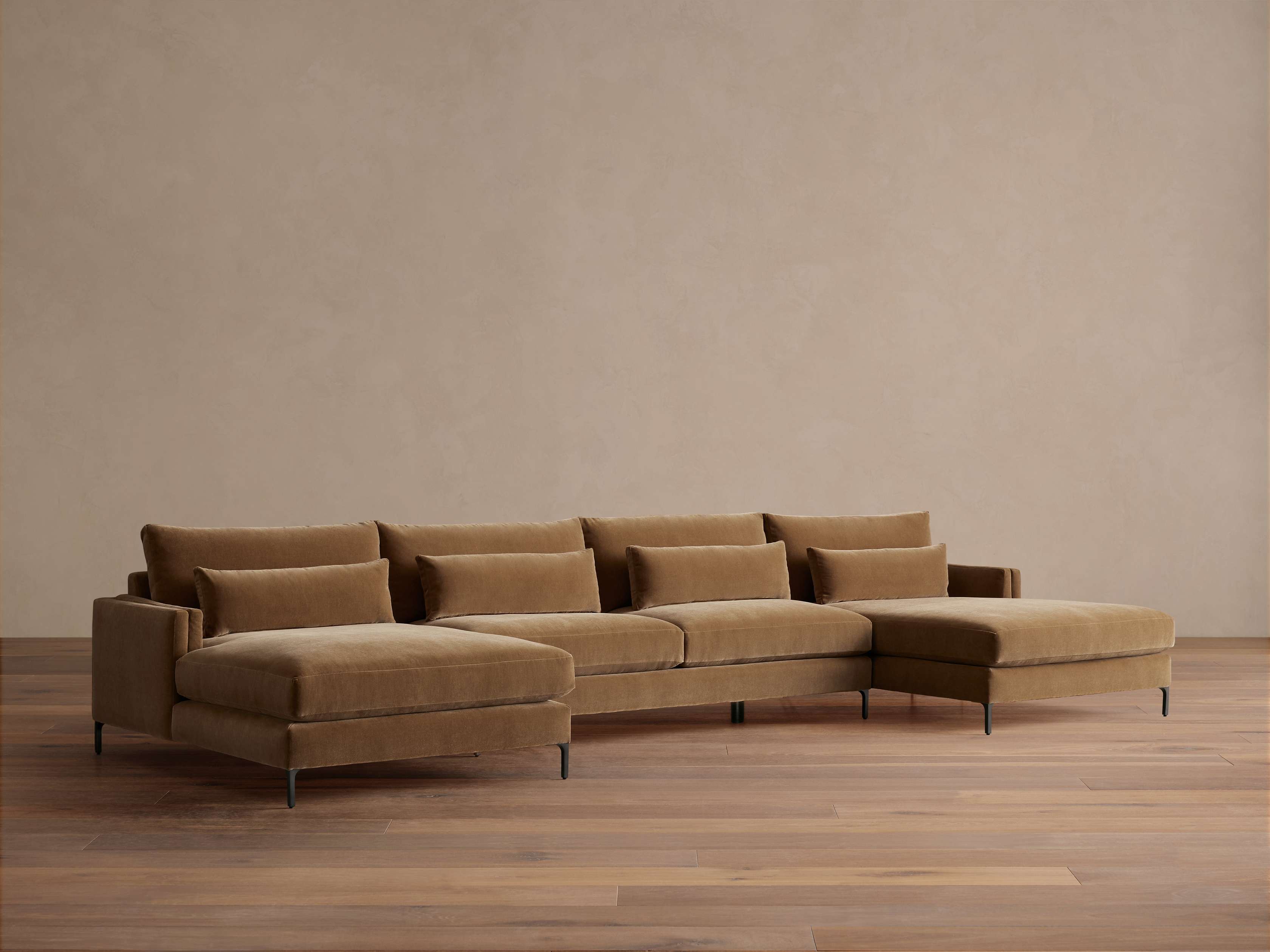 Sumner Three-Piece Double Chaise Sectional