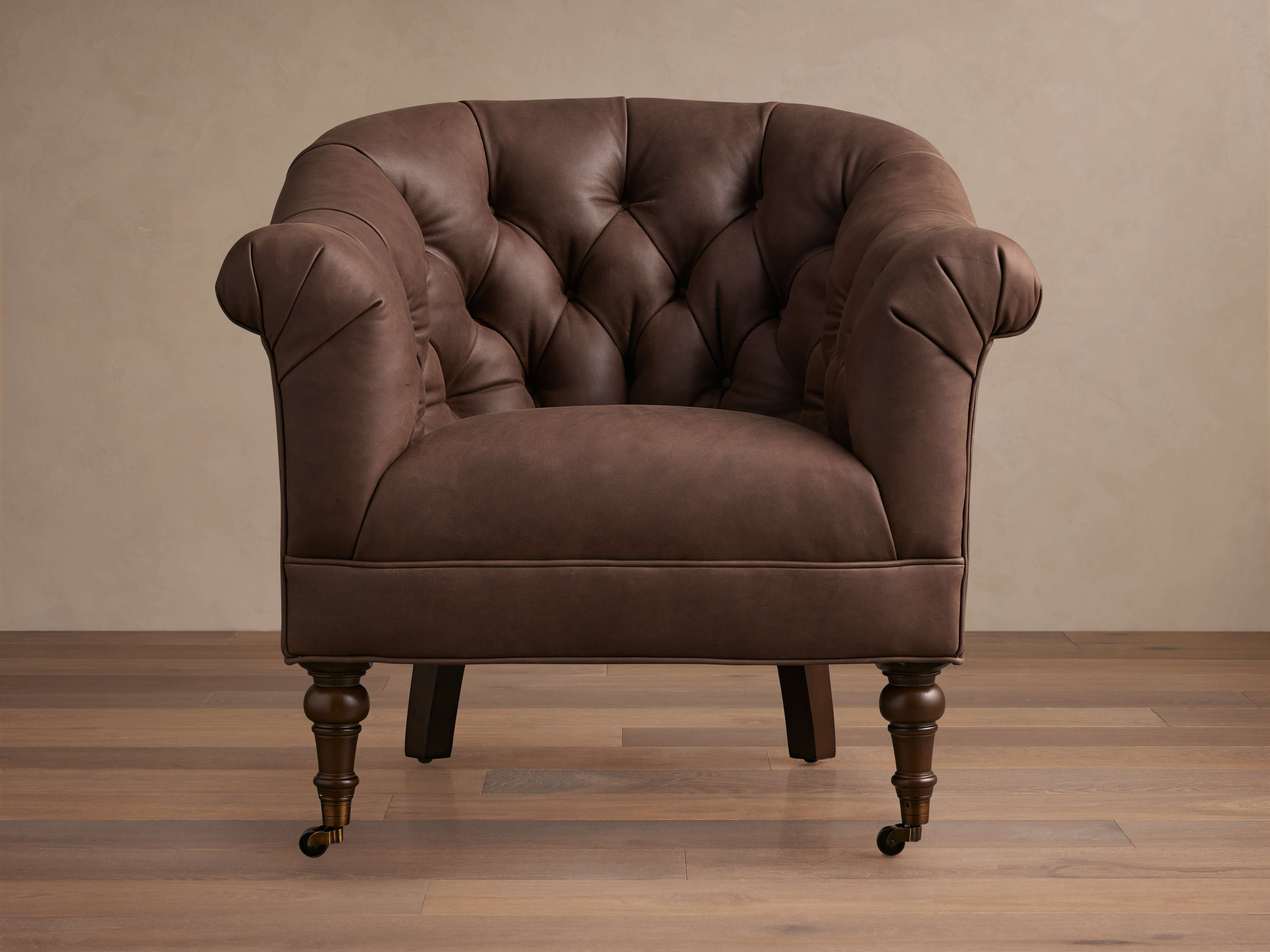 Tangier Leather Chair - Thumbnail 2
