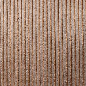 Raw Silk Ribbed Lumbar Pillow Cover in Clay